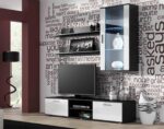 Cama TV stand SOHO 180 black/white gloss - imagine 6
