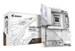 GIGABYTE X870E AORUS PRO ICE Motherboard - Supports AMD Ryzen 9000 CPUs  16+2+2 Phases Digital VRM  up to 8000MHz DDR5 (OC)  3xPCIe 5.0 + 1xPCIe 4.0  Wi-Fi 7  2.5GbE LAN  USB 4