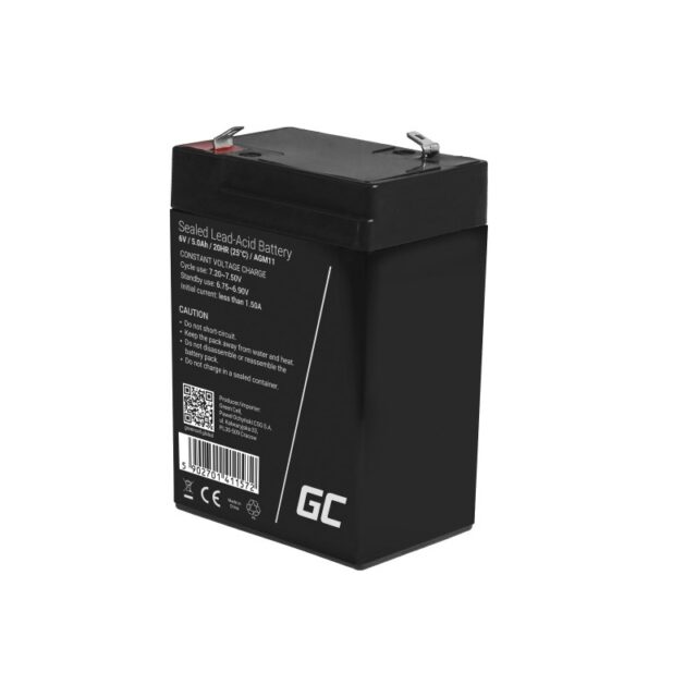 Green Cell AGM11 UPS battery Sealed Lead Acid (VRLA) 6 V 5 Ah - imagine 3
