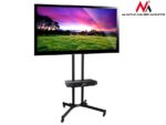 Maclean MC-661 Trolley TV Stand with Mounting Bracket and 2 Shelfs - imagine 6