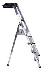 Krause Secury Folding ladder silver - imagine 2