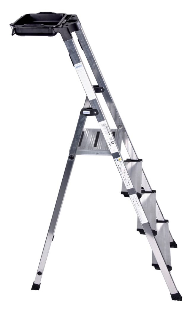 Krause Secury Folding ladder silver - imagine 2