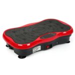 EXTRALINK PLATOFRMA WIBRACYJNA DO ĆWICZEŃ FITNESS MOONWALK SPINMOVE CZERWONY - imagine 2