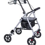 Four-wheel aluminium stand