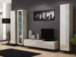 Cama Full cabinet VIGO '180' 180/40/30 sonoma/white gloss - imagine 6
