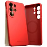 Case Mercury Pure Magsafe Silicone for Samsung Galaxy S26 Ultra red