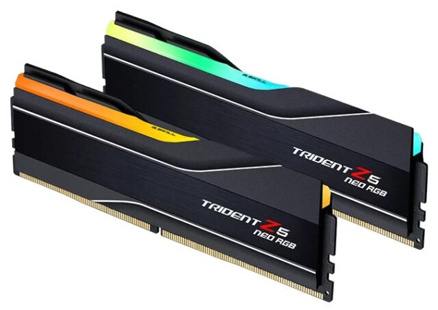 G.Skill Trident Z5 Neo RGB F5-6000J3444F64GX2-TZ5NR memory module 128 GB 2 x 64 GB DDR5 5600 MT/s - imagine 3
