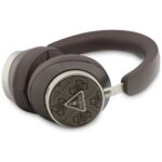 Headphones Guess 4G Triangle Logo Bluetooth ENC brown - imagine 2