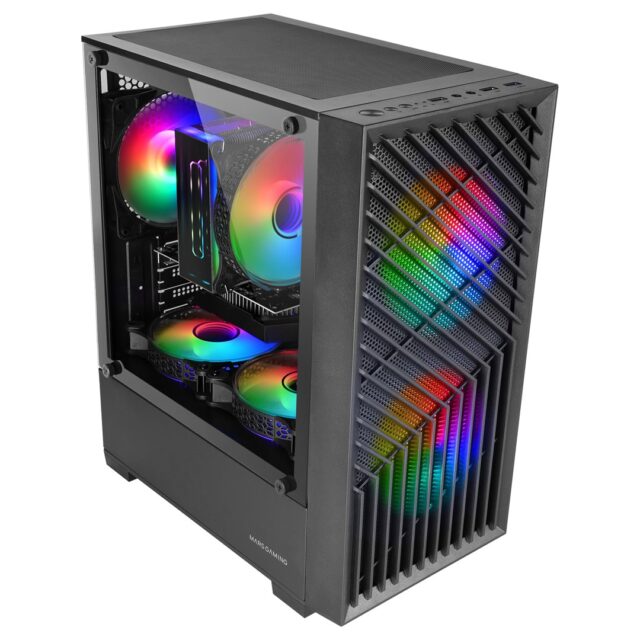 TACENS MARS MC-VORTEX 3x120mm FRGB mATX - case - imagine 3