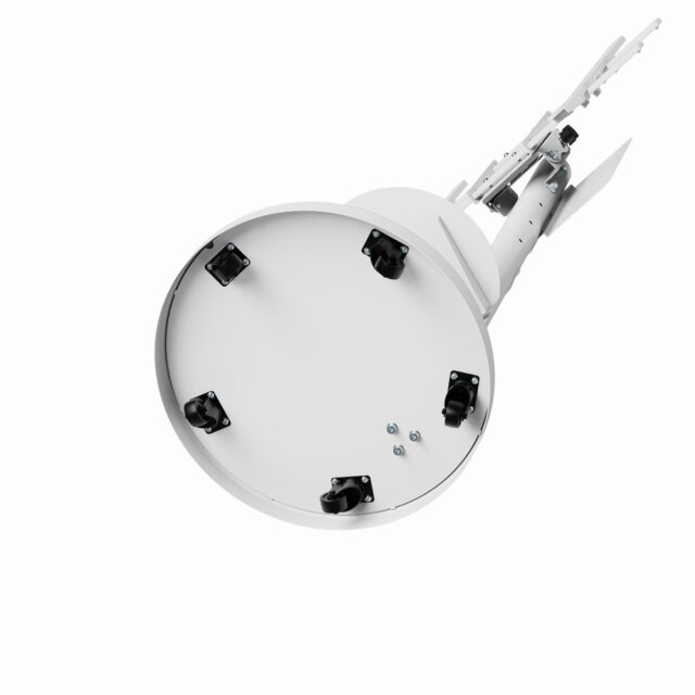 Gembird TVS-86TR-01-W TV floor stand  37  - 86   white - imagine 8