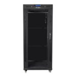 LANBERG FREE STANDING 19  RACK CABINET 27U 600x600 BLACK