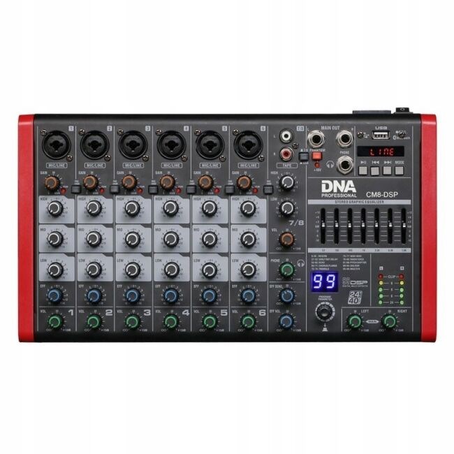 cps-372d6008299499308be159c2f78a1d05-2026-01-13-18-46-01 DNA CM8-DSP - USB audio mixer with MP3 player - imagine 1