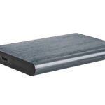 GEMBIRD EE2-U3S-6 HDD/SSD Drive enclosure 2.5inch with USB Type-C port USB 3.1 brushed aluminum grey