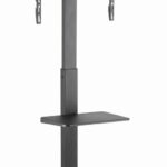Gembird TVS-75S-02 TV floor stand with caster wheels  37  - 75   black