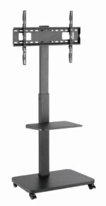 Gembird TVS-75S-02 TV floor stand with caster wheels  37  - 75   black