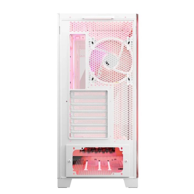 Modecom Volcano SPACE APEX ARGB MIDI Midi Tower White - imagine 5