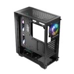 Logic DART PRO ARGB MIDI USB-C PC Case Black - imagine 2