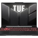 ASUS TUF Gaming A16 FA607NUG-RL116W AMD Ryzen™ 7 7445HS Laptop 40.6 cm (16 ) WUXGA 16 GB DDR5-SDRAM 512 GB SSD NVIDIA GeForce RTX 4050 Wi-Fi 6 (802.11ax) Windows 11 Home Black  Grey