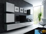 Cama Square cabinet VIGO 50/50/30 grey/white gloss - imagine 3