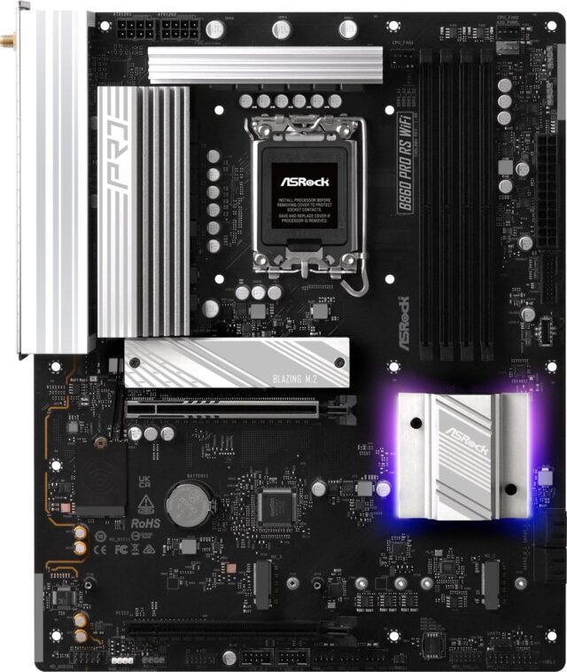 Motherboard - ASRock B860 Pro RS WiFi - imagine 2