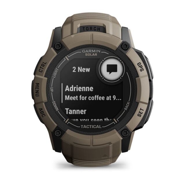 Garmin Instinct 2X Solar Tactical Edition 2.79 cm (1.1 ) MIP 50 mm Digital 176 x 176 pixels Touchscreen Green GPS (satellite) - imagine 11