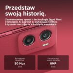 Smartfon Motorola Moto G05 4/128GB Plum Red - imagine 11