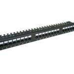 Alantec PK001 UTP cat.6 patch panel  24 LSA ports with 1U 19  shelf