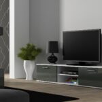 Cama TV stand SOHO 180 white/grey gloss