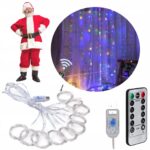 EXTRALINK KURTYNA ŚWIETLNA 300 LED 3X3 LAMPKI ŚWIĄTECZNE CHOINKOWE MULTIKOLOR OZDOBA - imagine 3