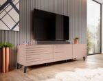 Cama RTV NOVA cabinet 186x40x48 pink matt - imagine 3