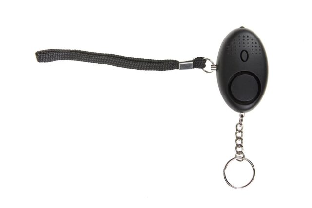 Personal alarm GUARD SCORPION siren 120 dB  LED flashlight Black (YC-003-BL) - imagine 4