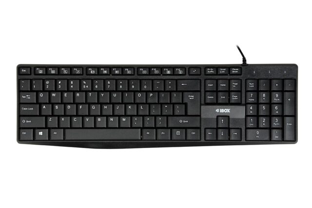 iBOX Eris USB Keyboard  Black - imagine 6