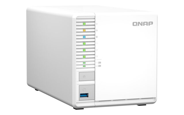 QNAP TS-364 NAS Tower Ethernet LAN White N5095 - imagine 3