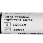 Laska inwalidzka  regulowana (czarna) - imagine 6