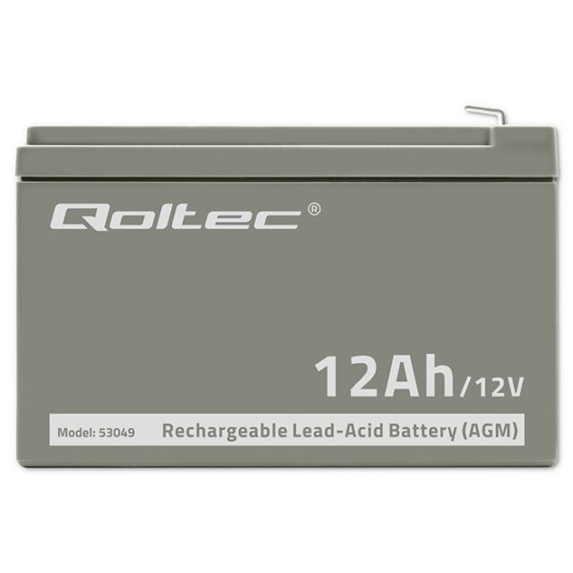 Qoltec 53049 AGM battery | 12V |  12Ah - imagine 4