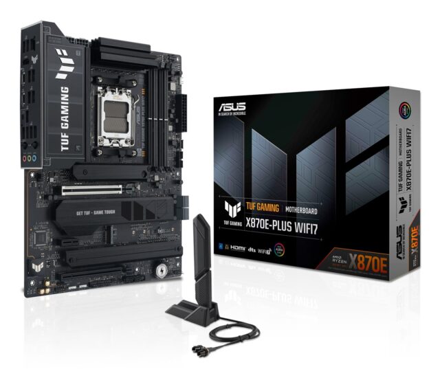 ASUS TUF GAMING X870E-PLUS WIFI7 AMD X870E Socket AM5 ATX - imagine 2