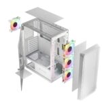 Logic PORTOS ARGB MINIDI USB 3.0 Case White - imagine 6