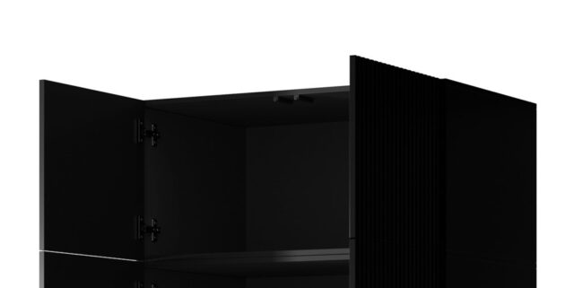 Wardrobe PAFOS 2D BASE 90x55.5x45 Black matt - imagine 2