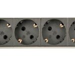 EnerGenie EG-PDU-014 Rack Power Distribution Unit (8 Schuko sockets  1U  16A  Schuko plug  3m  black color)