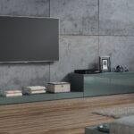 Cama TV stand LIFE 300/42/35 grey/grey gloss