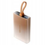 Powerbank Vention 10000 mAh USB-C + Lightning + USB-A 22 5W z wyświetlaczem LED miedziany