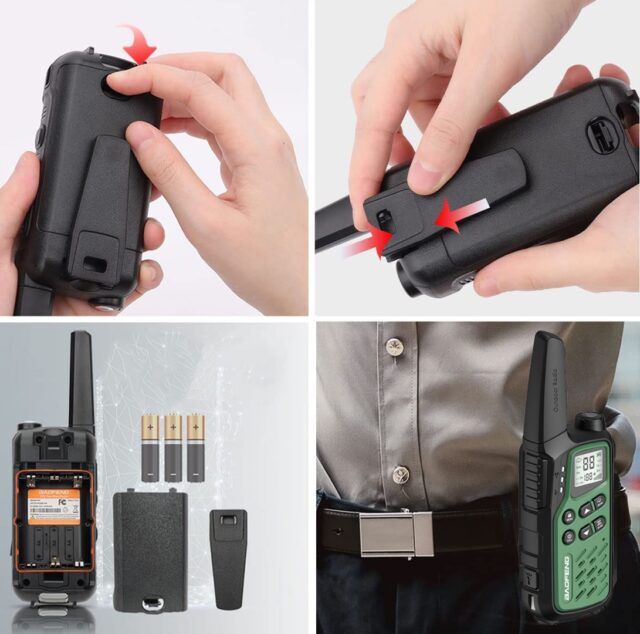 Walkie-Talkie Baofeng BF-T25E Green  2 pieces - imagine 9