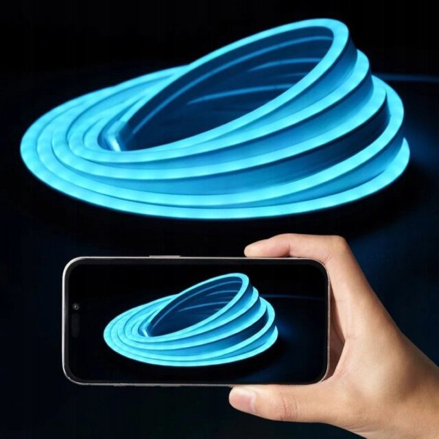 Taśma LED Vention Silicone Neon z pilotem IR zasilanie USB 5V 2m - imagine 3