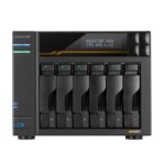 Asustor LOCKERSTOR 6 Gen3 (AS6806T) NAS Desktop AMD Ryzen V3C14 16 GB DDR5 ADM Black