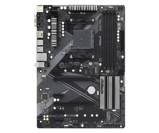 Asrock B450 Pro4 R2.0 Socket AM4 ATX AMD  B450 - imagine 5