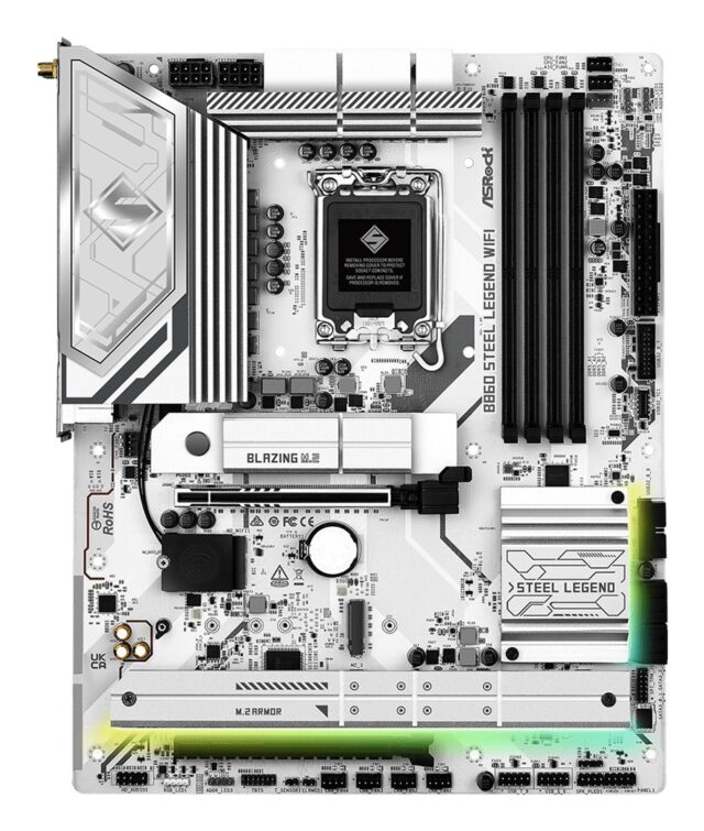 Asrock B860 Steel Legend WiFi Intel B860 LGA 1851 (Socket V1) ATX - imagine 2