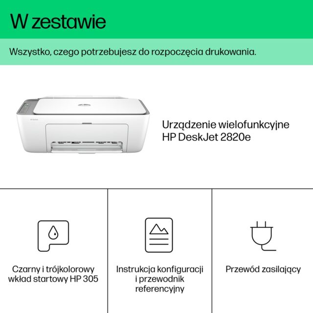 HP DeskJet 2820e Wireless All-in-One Color Printer  Copier  Scanner - imagine 3
