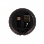 Richmond&Finch kabel zwijany USB-C/MicroUSB/USB czarny/black CWTYPE-006 - imagine 3