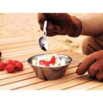 Sztućce turystyczne tytanowe niezbędnik - łyżka + widelec - NexTool NE20133 - imagine 8