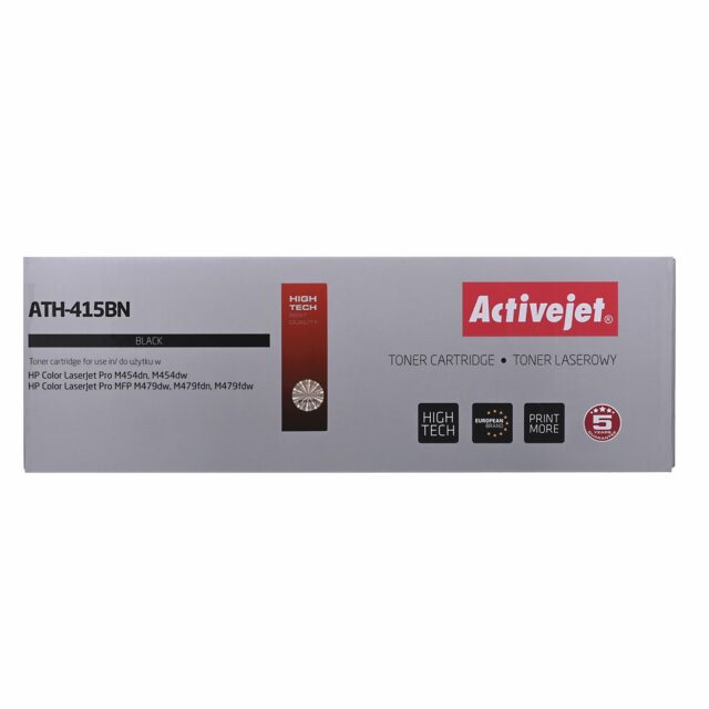 Activejet ATH-415BN Toner (replacement for HP 415A W2030A; Supreme; 2 400 pages; black) with chip - imagine 2